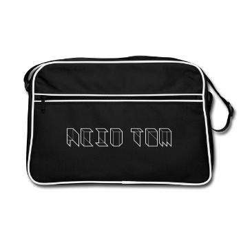 ACID TOM - Sac Retro - noir/blanc - Devant