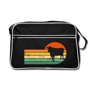 Vache Vaches - Sac Retro - noir/blanc - Devant
