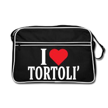 t-shirt Io amo Tortolì t-shirt Sardegna - Retro Bag - black/white - Front