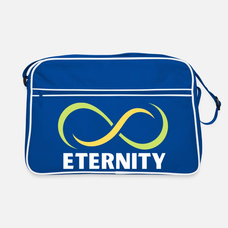 Emblème du ruban de l’infini de l’éternité Sac Retro