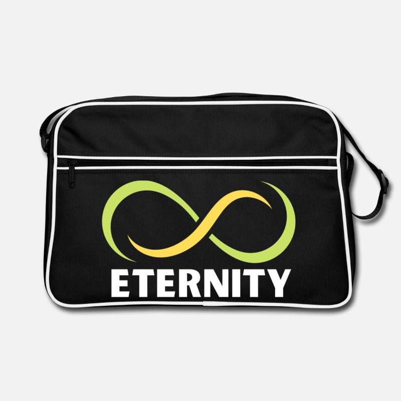 Emblème du ruban de l’infini de l’éternité Sac Retro