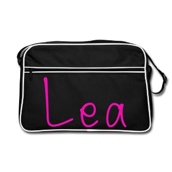 Léa - Sac Retro - noir/blanc - Devant