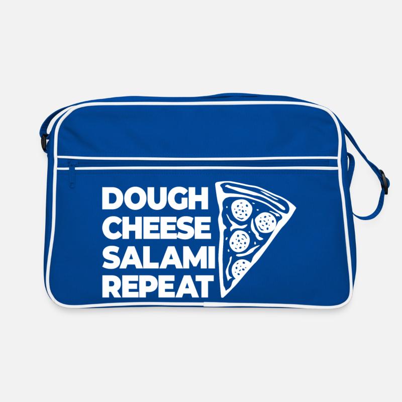 Teig Käse Salami Nochmal Retro Tasche