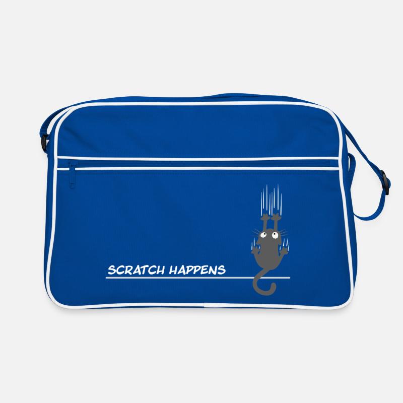 Scratch Happens - Jeu de mots amusant pour chat Sac Retro