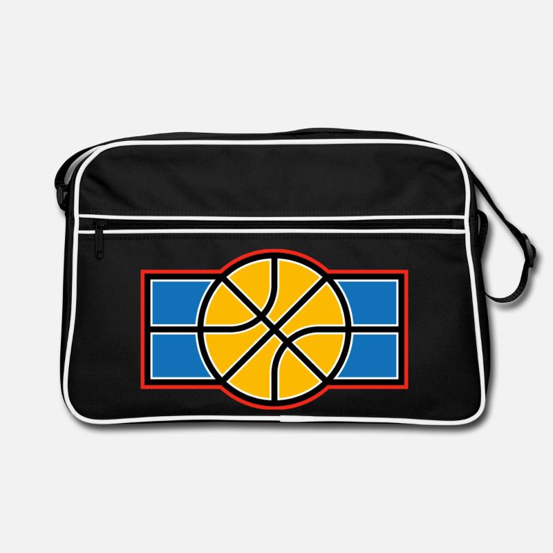 Emblème rétro du basket-ball Sac Retro