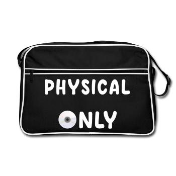 no disc no buy - Retro Bag - black/white - Front
