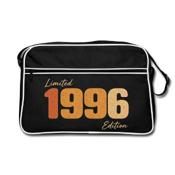Vintage 1996 Anniversary Limited Edition Retro - Retro Tasche - Schwarz/Weiß - Vorne