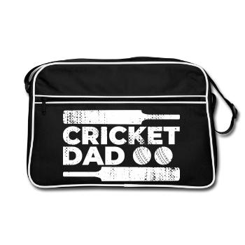 Cricket Father - Retro Bag - black/white - Front