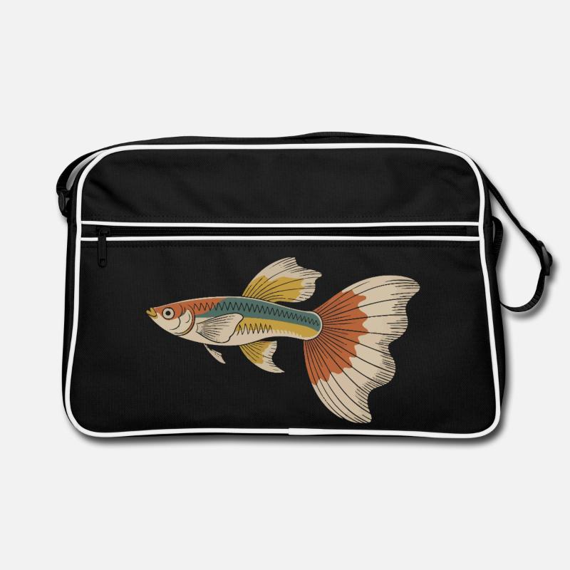 Poisson tropical coloré Sailfin Sac Retro