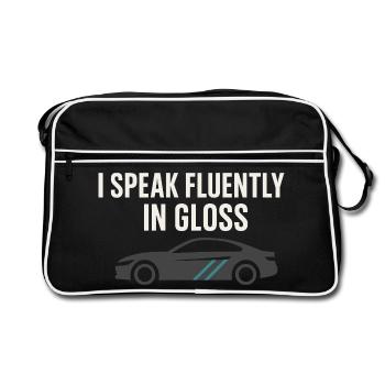 Auto Detailer Buffer Pro Paint - Retro Bag - black/white - Front