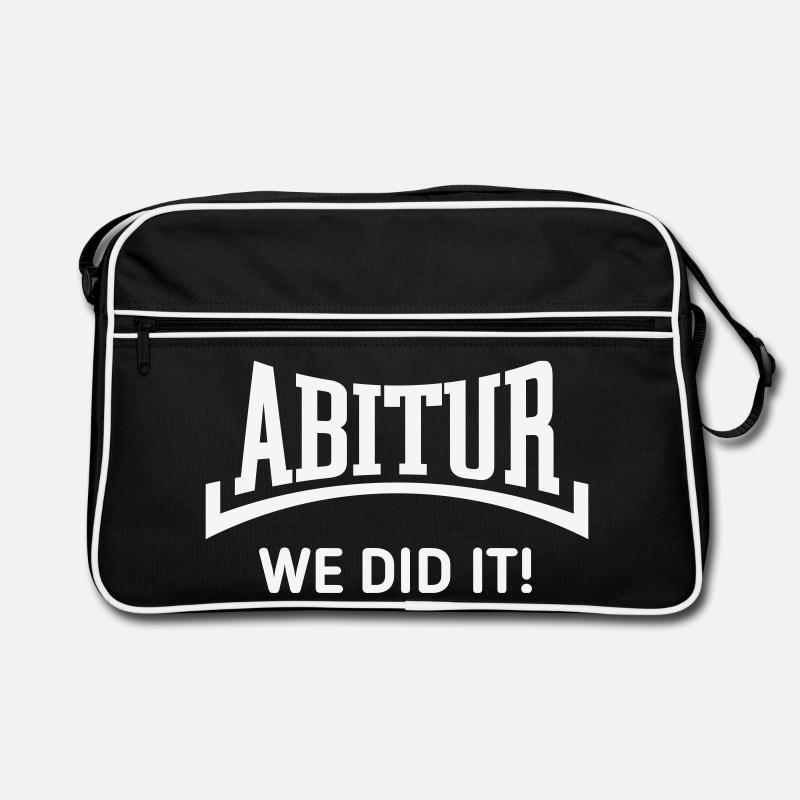 Abitur – We Did It! (Graduating Class / Concave / W) Retro Bag