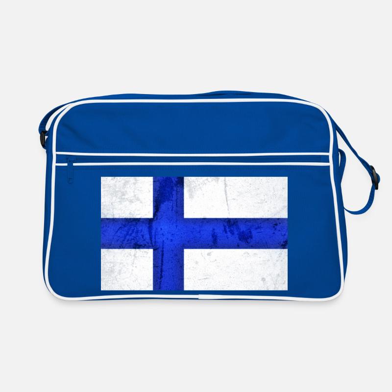 Drapeau de la Finlande Sac Retro