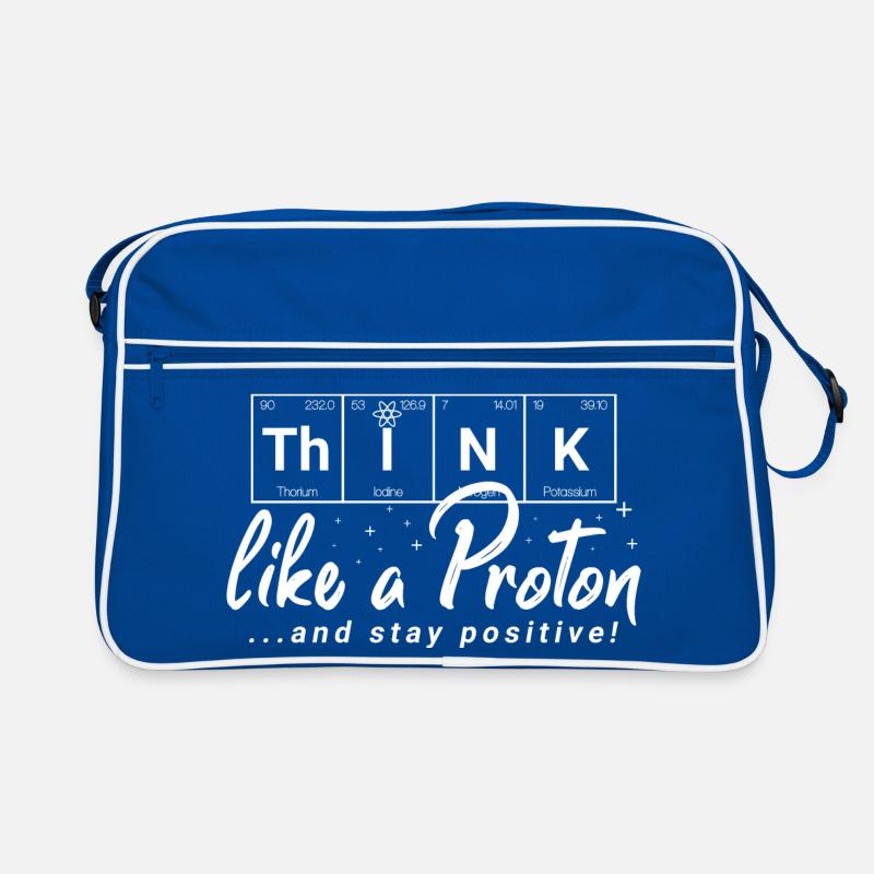 THINK Positive - chemische Elemente Retro Tasche