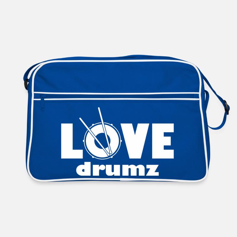 Love Drumz Heartbeat Conception graphique Sac Retro