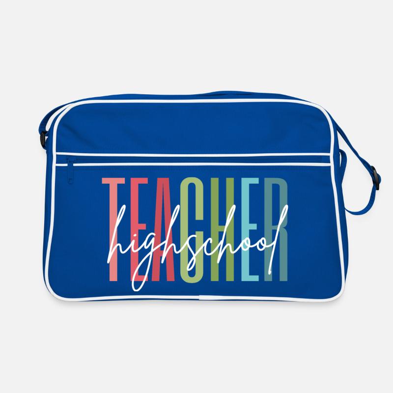 Highschool Lehrer Schule Geschenk Retro Tasche