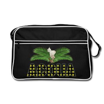 ACOUA - Sac Retro - noir/blanc - Devant