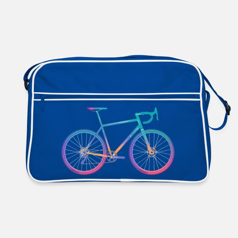 Conception de vélo de cyclisme dégradé Sac Retro