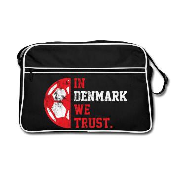In Denmark we trust - Retro Bag - black/white - Front