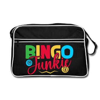 Bingo Game Bingo Junkie Bingo - Sac Retro - noir/blanc - Devant