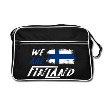 We are Finland - Retro Bag - black/white - Front
