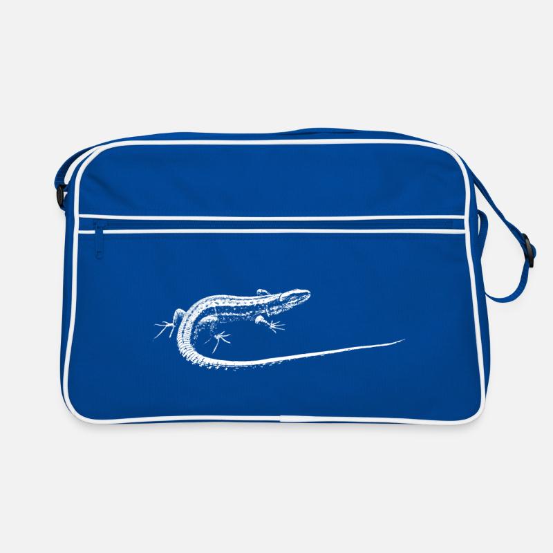 Eidechse / Lizard Retro Tasche