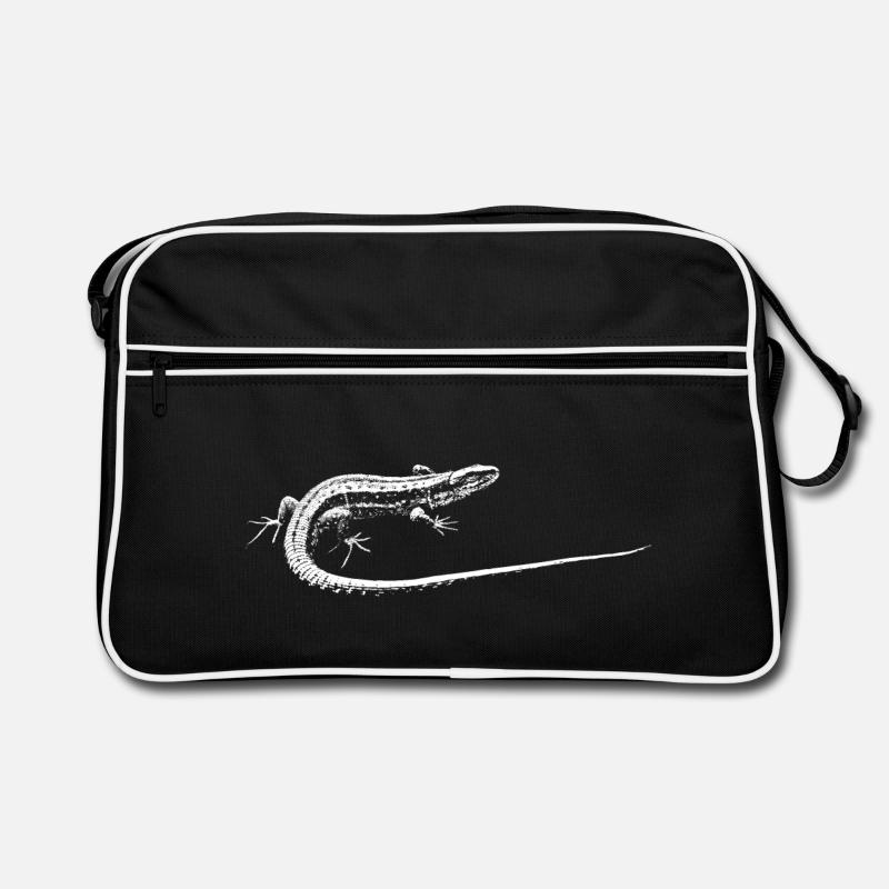 Eidechse / Lizard Retro Bag