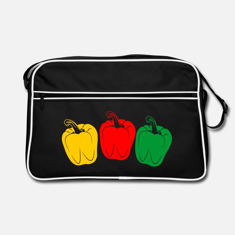 Three colors Peppers Retro Bag