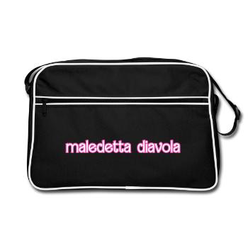 Damn Devils - Retro Bag - black/white - Front