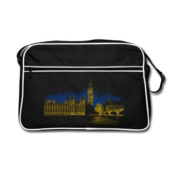 Big Ben - Sac Retro - noir/blanc - Devant