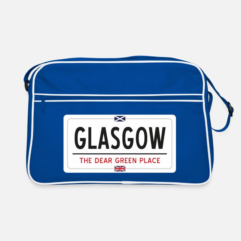 Glasgow Place Name Sign Retro Bag