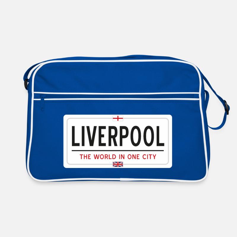 Name der Stadt Liverpool Retro Tasche