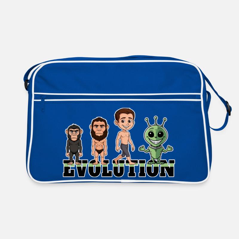 Evolution Alien Retro Tasche