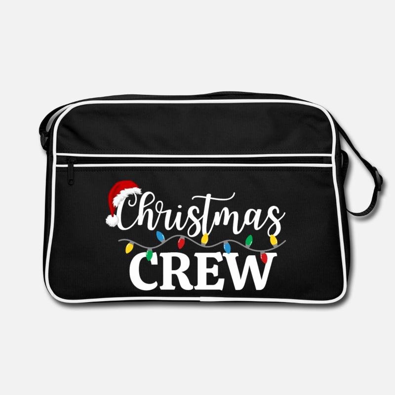 Weihnachts-Crew Retro Tasche