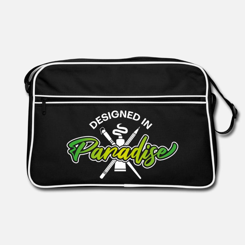 Designed in Paradise  Retro Tasche