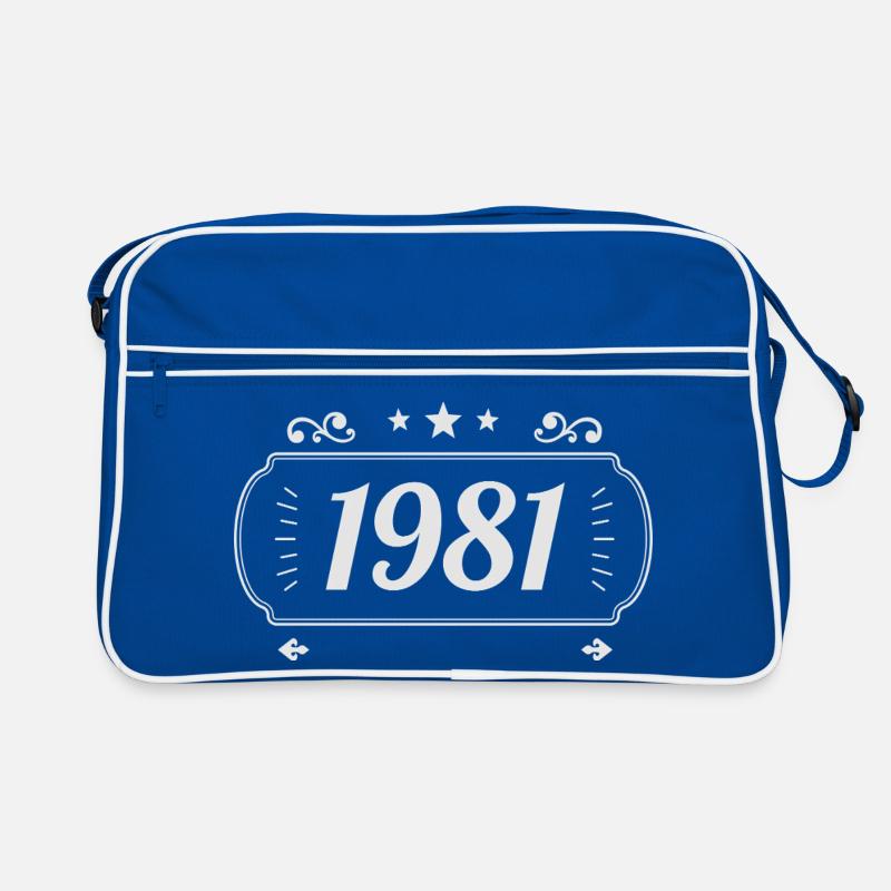 Vintage 1981 Rétro Anniversaire 1981  Sac Retro