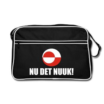 Groenland - Nu Det Nuuk - Danemark - Danemark - Sac Retro - noir/blanc - Devant