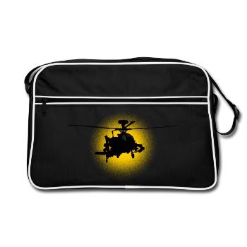 Apache - Retro Bag - black/white - Front