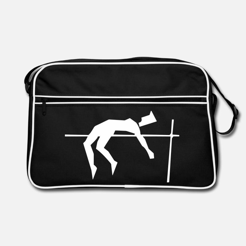 Hochsprung - Retro Tasche - Schwarz/Weiß