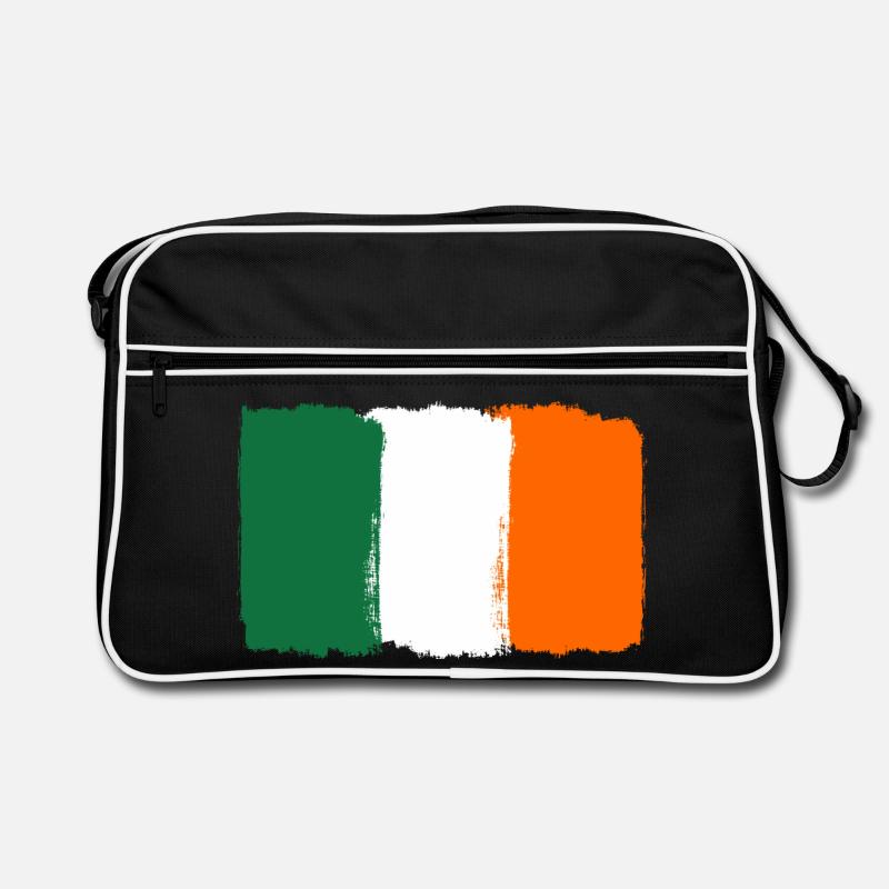 Drapeau de l’Irlande utilisé look Sac Retro