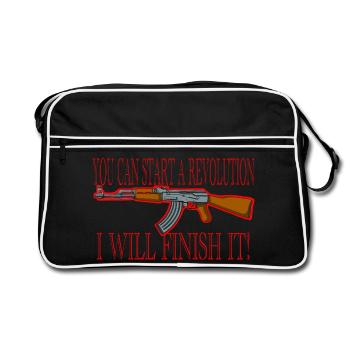 AK - Retro Bag - black/white - Front