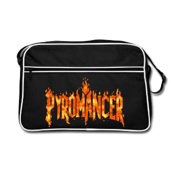 Pyromancer - Retro Bag - black/white - Front