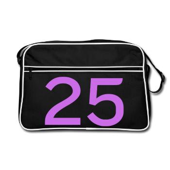 25 - Sac Retro - noir/blanc - Devant