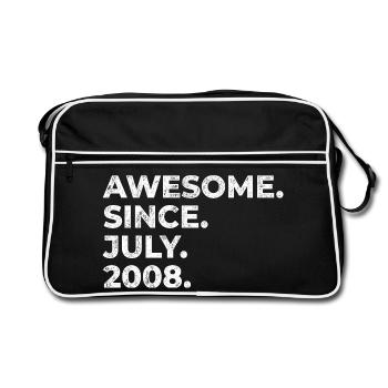 Depuis juillet 2008 – Incroyable faute de frappe vintage - Sac Retro - noir/blanc - Devant