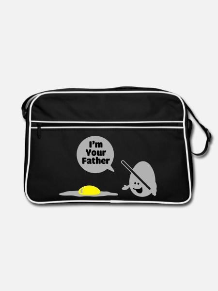 egg vader - Sac Retro - noir/blanc