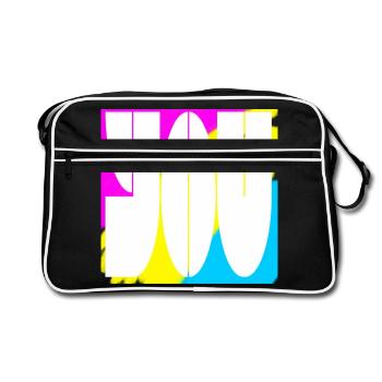You - Retro Bag - black/white - Front