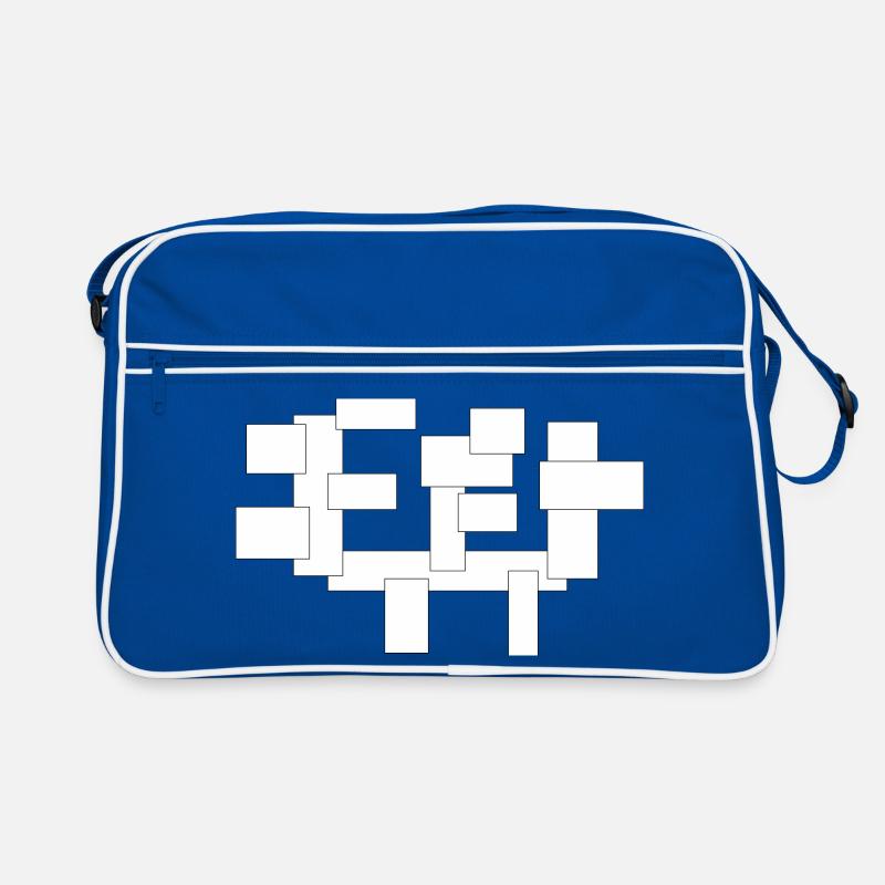 rectangles simplement des carrés en composition Sac Retro