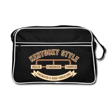 Kentucky Style - Sac Retro - noir/blanc - Devant