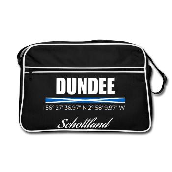 Dundee - Retro Bag - black/white - Front