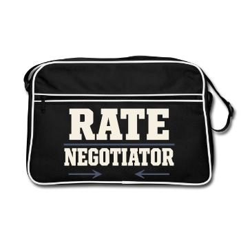Mortgage Brokers, Loan Officers, - Retro Bag - black/white - Front