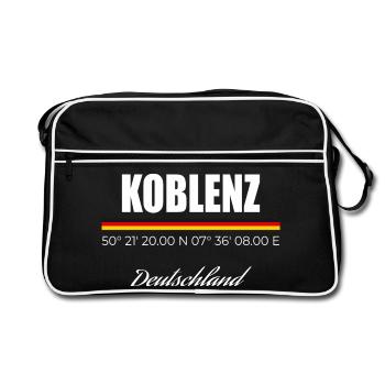 Coblence - Sac Retro - noir/blanc - Devant
